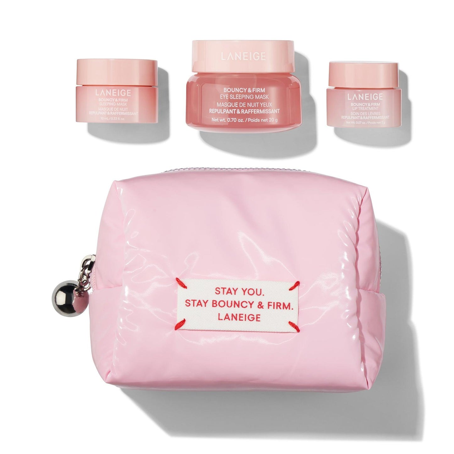 Coffret Plump , firm & Glow 3pcs + trousse - LANEIGE