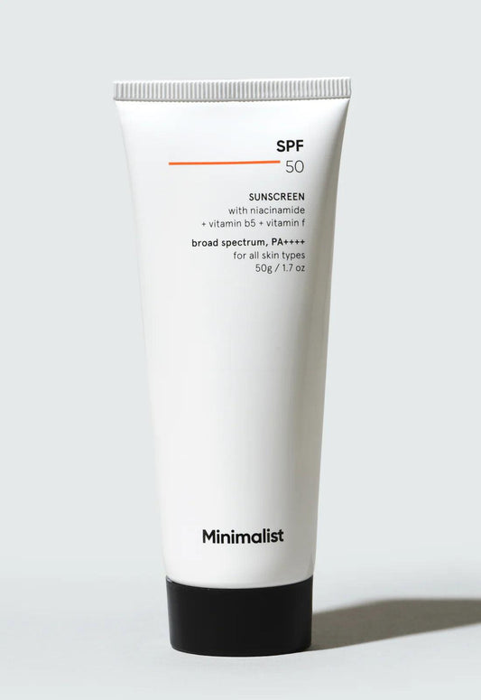 Crème solaire Niacinamide Vitamine F,B5 SPF50 PA++++ - MINIMALIST